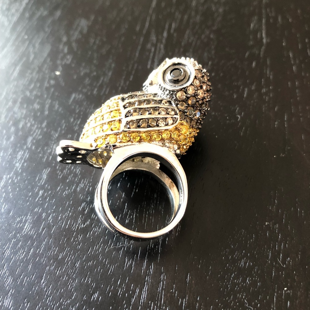 Super Beautiful Owl Crystal Ring - image 3